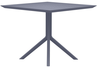 Mesa Sky 80 cm gris oscuro