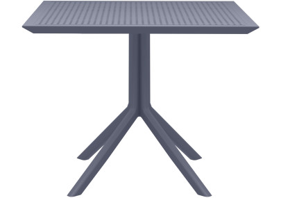 Table Sky 80 cm gris foncé