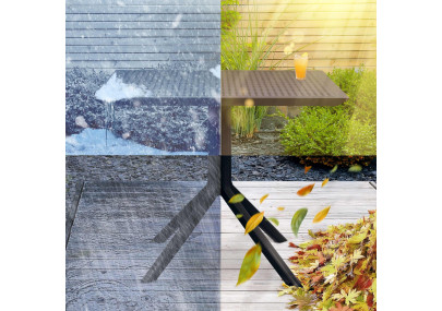 Table Sky 80 cm noire