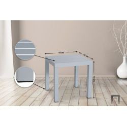 Tavolino da caffè grigio oceano