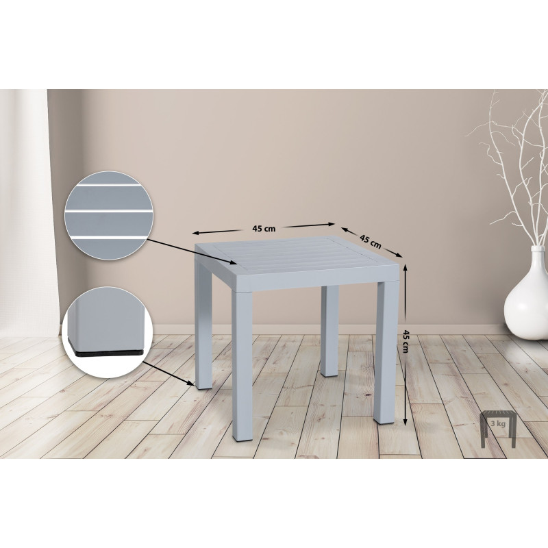 Tavolino da caffè grigio oceano