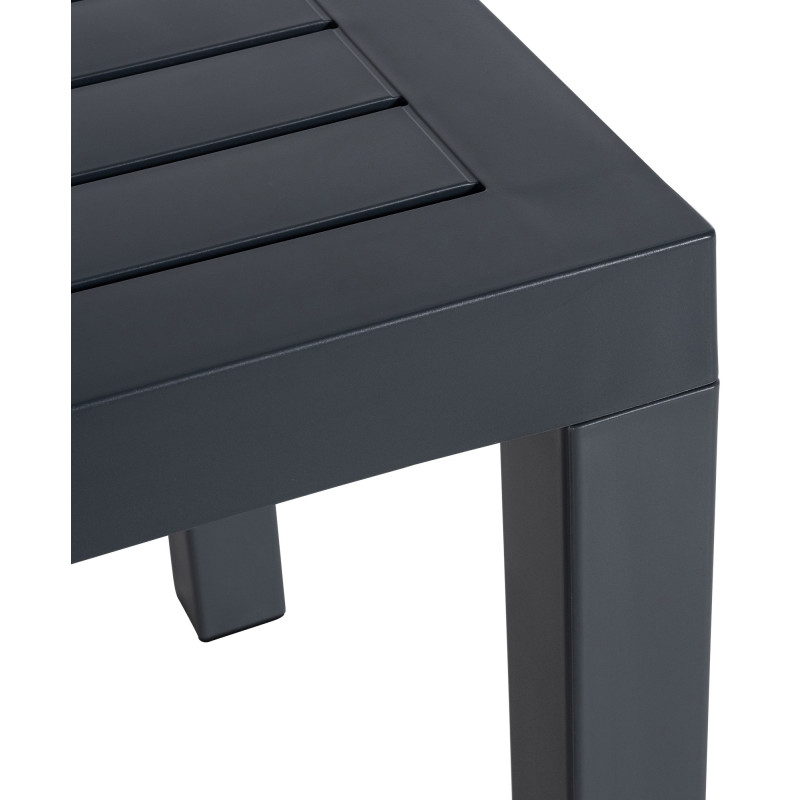 Table d'appoint océan, gris foncé