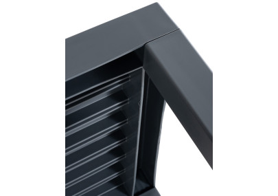 Mesa auxiliar océano, gris oscuro