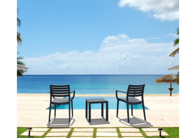 Table d'appoint Ocean, noire