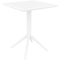 Mesa dobrável Sky, quadrada, branca