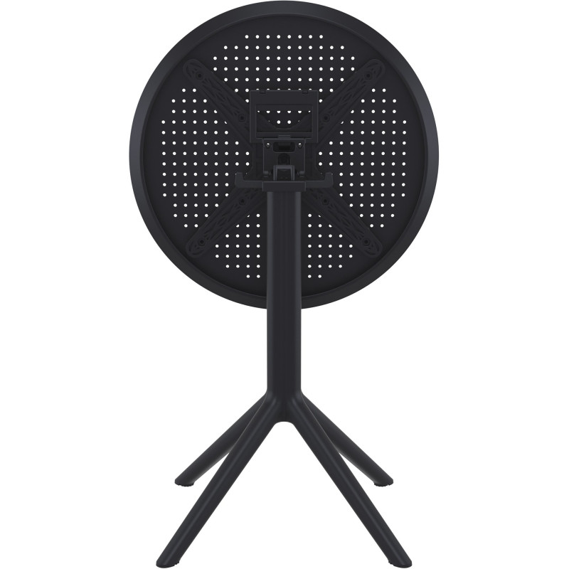 Tabella rotonda pieghevole Sky, nera