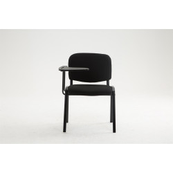 Chaise Ken avec table pliante, tissu noir