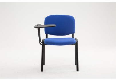 Chaise Ken avec table pliante, tissu bleu