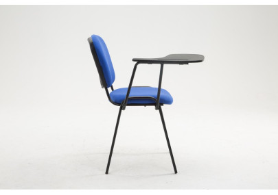 Chaise Ken avec table pliante, tissu bleu