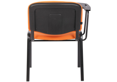 Chaise Ken avec table pliante, tissu orange