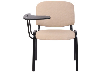 Chaise Ken avec table pliante, tissu crème