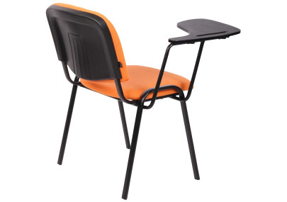 Ensemble de 4 chaises Ken avec table pliante, tissu, orange