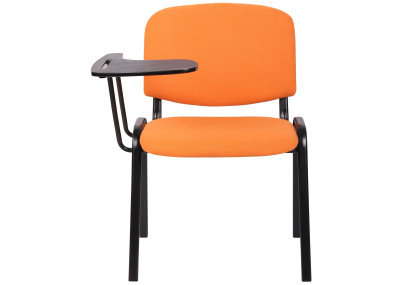 Ensemble de 4 chaises Ken avec table pliante, tissu, orange