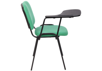 Ensemble de 4 chaises Ken avec table pliante, tissu vert