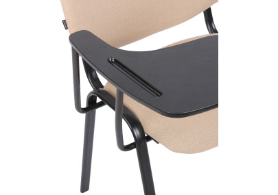 Ensemble de 4 chaises Ken avec table pliante, tissu crème