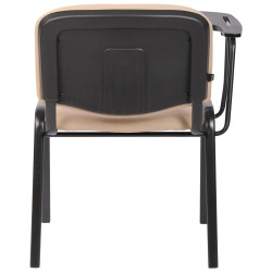 Ensemble de 4 chaises Ken avec table pliante, tissu crème