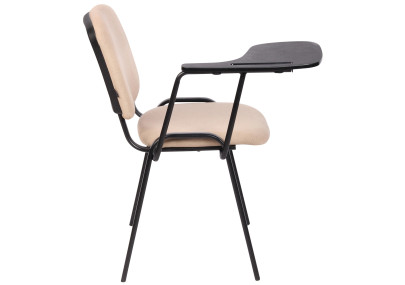 Ensemble de 4 chaises Ken avec table pliante, tissu crème