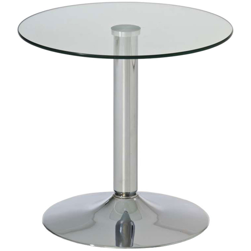 Table en verre Ikarus, verre transparent