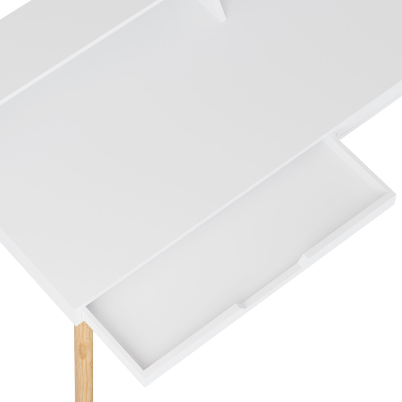 Bureau Eaton 140 cm blanc