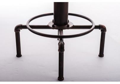 Tabella alta Lumos, legno bronzo