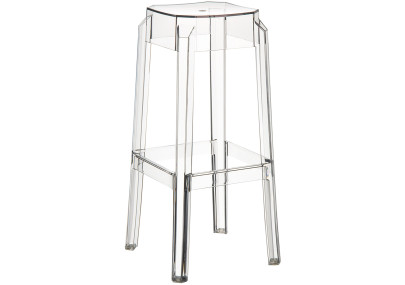 Taburete Fox para Exteriores Transparente