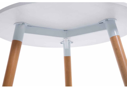 Table Ansgar, blanc naturel