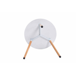 Table Ansgar, blanc naturel