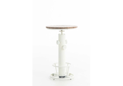 Table d'appoint blanche antique Ruhr