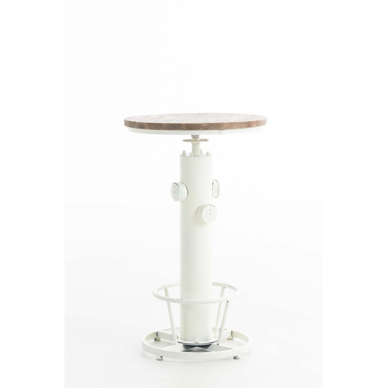 Table d'appoint blanche antique Ruhr