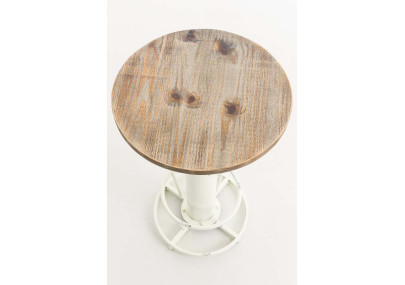 Table d'appoint blanche antique Ruhr