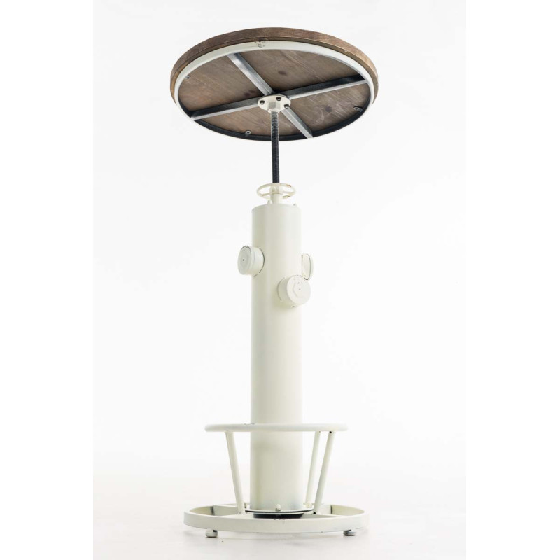 Table d'appoint blanche antique Ruhr