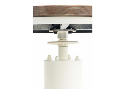 Table d'appoint blanche antique Ruhr