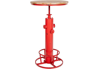 Table haute Ruhr rouge