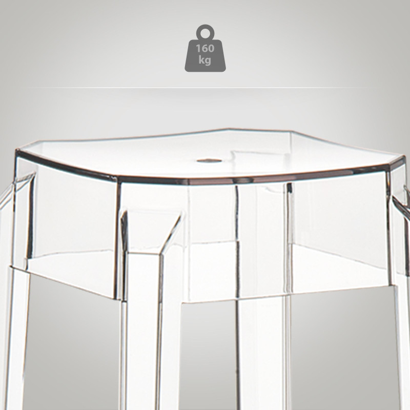 Sgabello FOX transparente