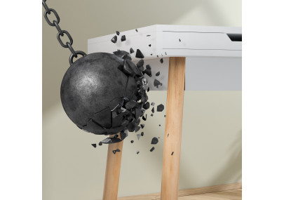 Bureau Porto 110 cm V2 blanc