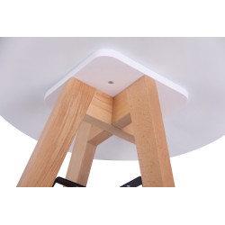 Tavolo Viktor Natura 60 Bianco