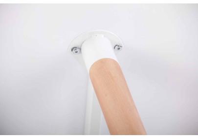 Table Abenra 80 Natura blanche