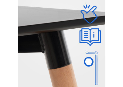 Table Viborg 60 Natura noire