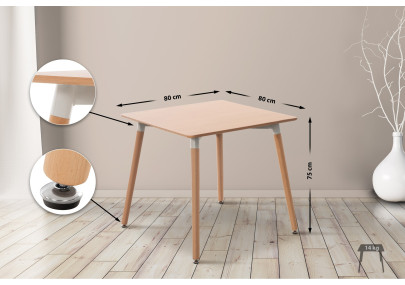Tavolo Viborg 80 Natura