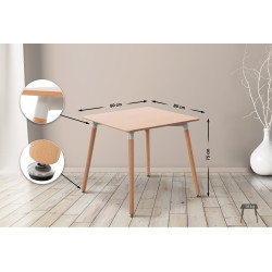 Table Viborg 80 Natura