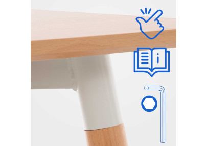 Tavolo Viborg 80 Natura