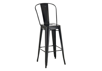 Taburete Industrial Aiden Negro