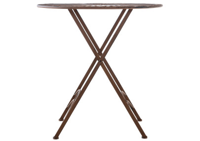 Table Tegal marron antique