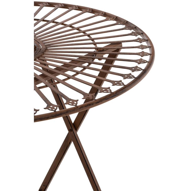 Tavolo Tegal marrone antico