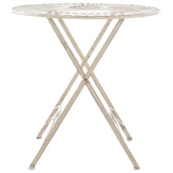 Tavolo Tegal, crema antico