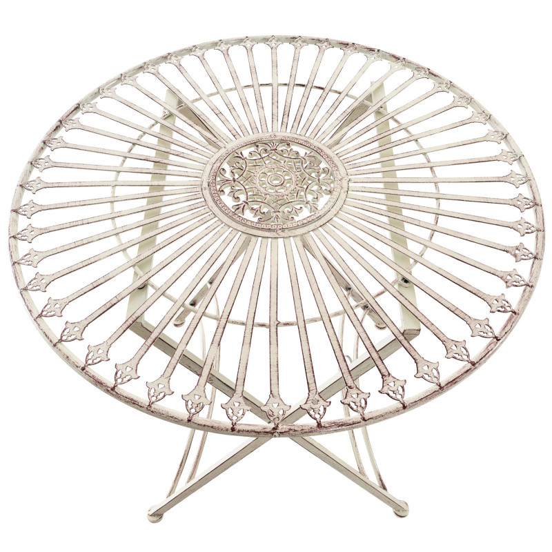 Tavolo Tegal, crema antico