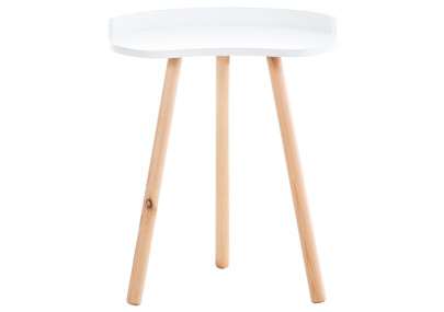 Table d'appoint Jannis blanche