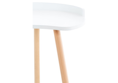 Table d'appoint Jannis blanche