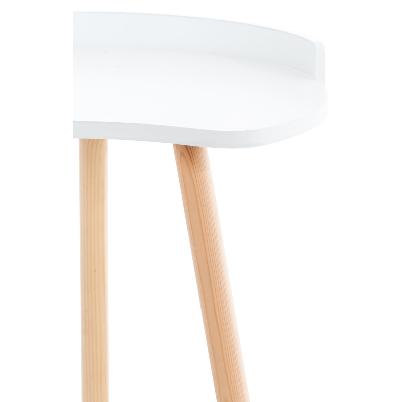 Table d'appoint Jannis blanche