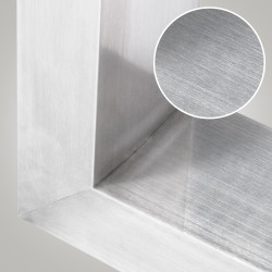 2 gambe per tavolo Velden 90 cm in acciaio inossidabile